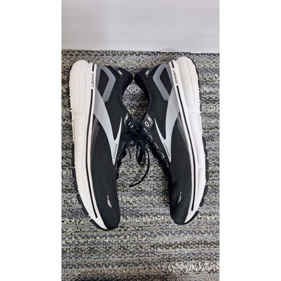 BROOKS Ghost 15 Black White Sneakers Women's Sz 9 Athletic Shoes 120380-012 Gym - Picture 4 of 10